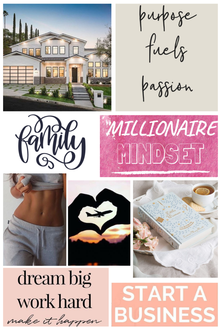 Vision board _ Goals _ Ask Believe Receive